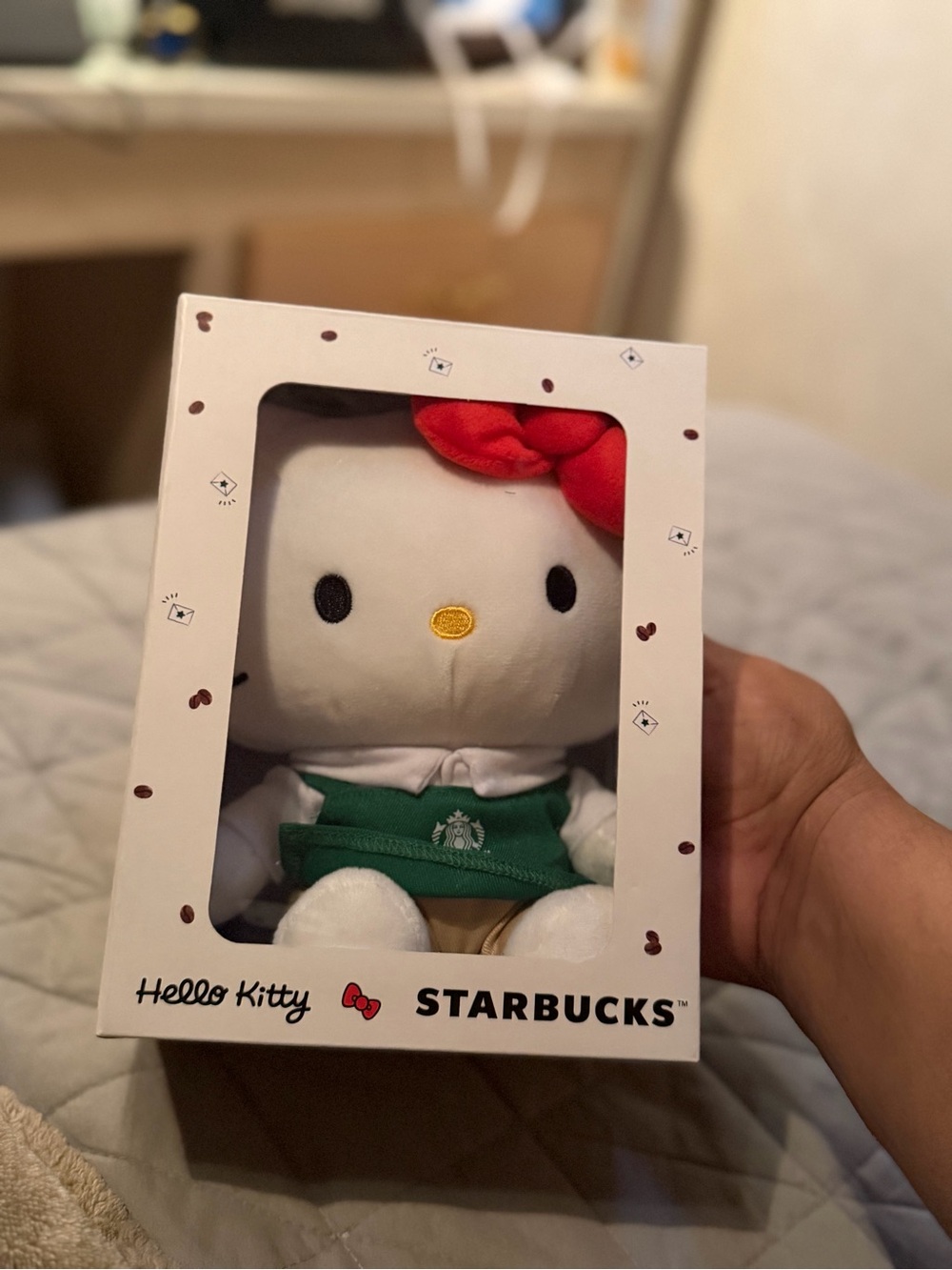 limited-edition Starbucks x Hello Kitty Barista Boxed Plush
